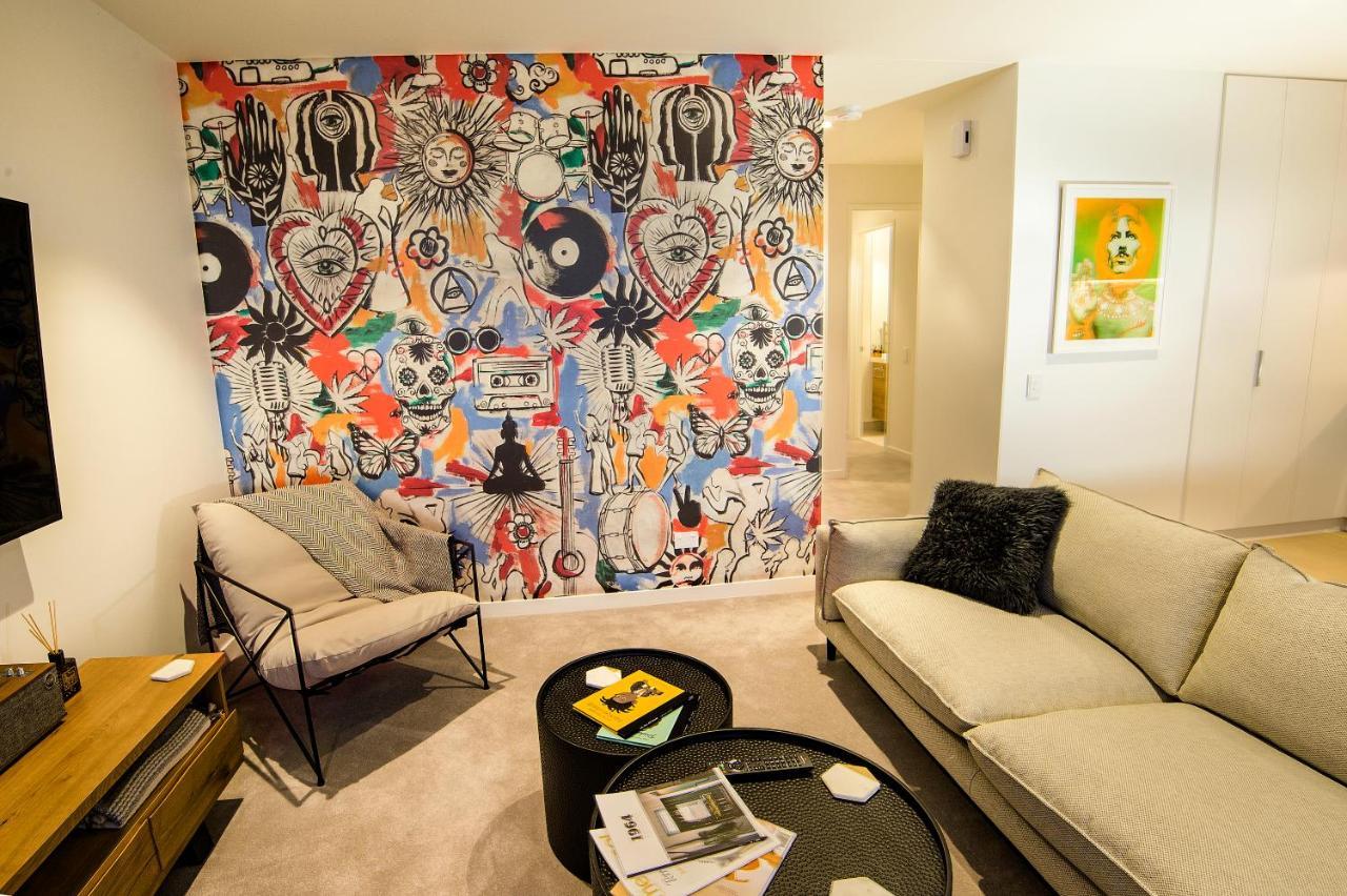 Funk In The City - Luxury Laneway Apartment With Single Garage ไครสต์เชิร์ช ภายนอก รูปภาพ